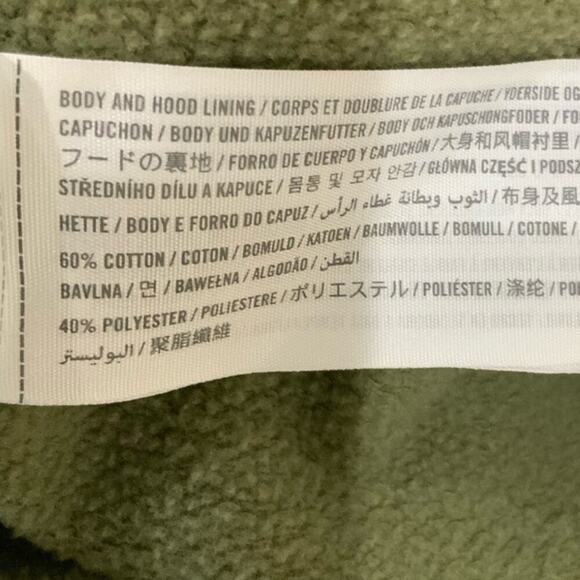 Abercrombie Camouflage Sweatshirt Hoodie Kids 7/8 Spell Out Casual Camo Pullover - Picture 8 of 8